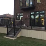 Custom pergola project completed by hardscape contractor