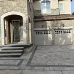 Driveway installation with clean borders by interlocking contractor