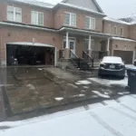 Heated driveway installation improving winter safety