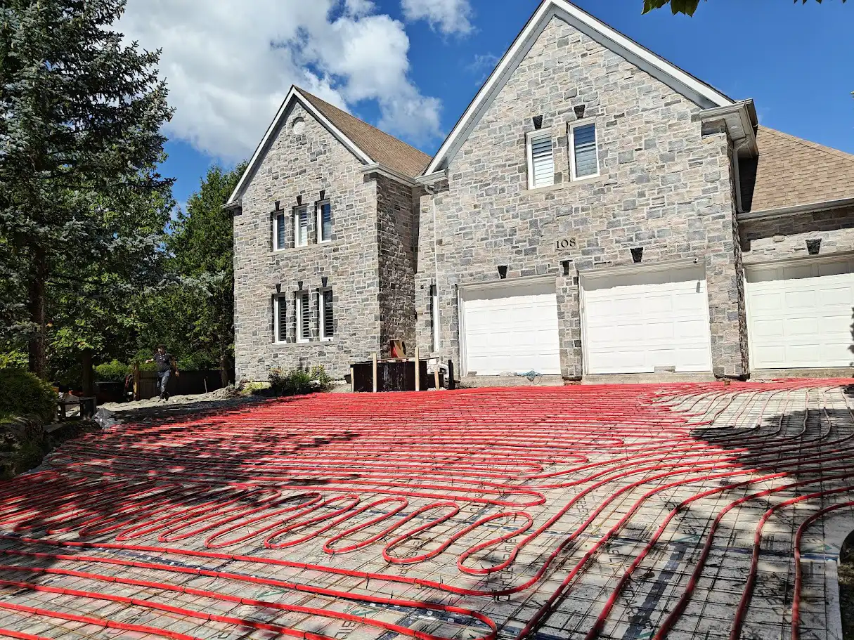 Heated driveway upgrade improving driveway usability