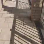 Manufactured stone porch design improving entrance appearance